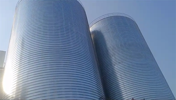 尖扎2座混凝土高架卷板仓