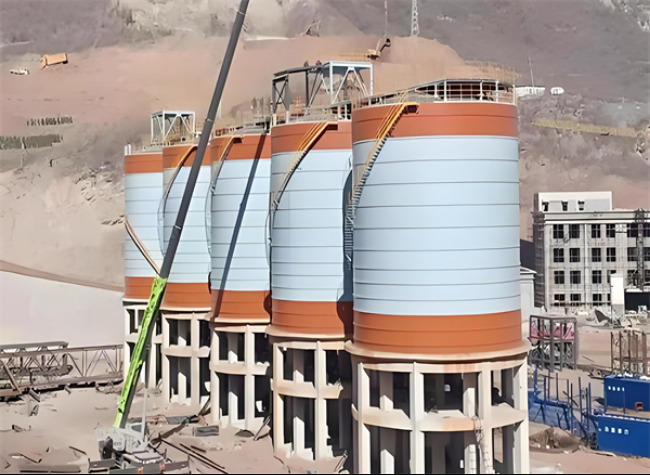 尖扎高架钢板仓