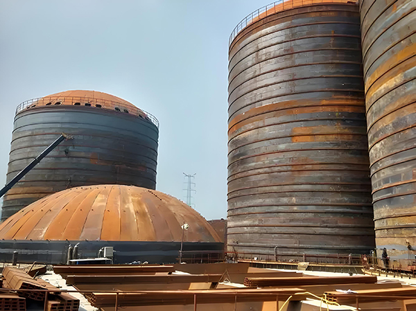 尖扎焦粉钢板仓